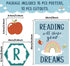 gisgfim Boho Reading Posters for Classroom, Educational Motivational Reading Strategies Bulletin Board Decorations