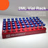 2PCS HPLC Vial Holder Tray, 2ml Vial Lab Rack, Red 12mm Vial Storage Rack for 12x32mm Vials by ALWSCI
