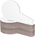 PATIKIL 9x5in Thickened Dry Erase Paddles, 24Pcs Handheld Double Side Circle Answer Paddle Dry Erase Boards for Voting