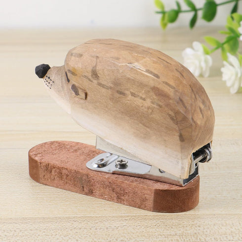 Mini Stapler with Staples, Small Cute Stapler for Desk, Hedgehog Animal Supplies for Student or Office Use