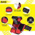 Heavy Duty Tape Gun Dispenser with 6 Clear Packaging Tapes, 48cm X 66m for Moving Boxes and General Packing