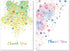 BZHTRMK 20PCs, Stunning Starry Sky Thank You Cards with Envelopes, Warm Appreciation, Set