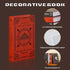 Set Halloween Decorative Faux Books Foldable Hardcover Book Storage Boxes with Hidden Compartments Gothic Book Decor