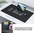 Zakia 32x16 Desk Mat Wireless Charging Mouse Pad Large Journey Desk Pad Mat with Wireless Charger Waterproof Black