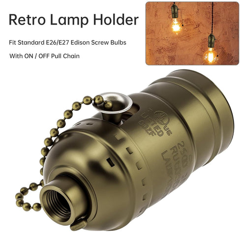 RTNLIT Lamp Rewire Kit, Make a Lamp Repair Wiring Kit, Includes Light Socket Matching Cord Harp Hardware for DIY Table