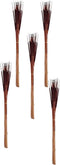 Set of 5 Natural Dried Pencil, 26", 125pcs, Dark Brown Cattail, Large Bunches