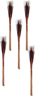 Set of 5 Natural Dried Pencil, 26", 125pcs, Dark Brown Cattail, Large Bunches