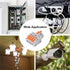 AITRIP 10Pcs Lever Wire Connectors, Mini Quick Terminal Block Compact Splice Electrical Connectors, 1 in 4 Out