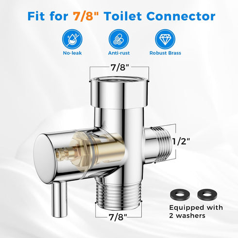 Set, Handheld Bidet Sprayer for Toilet, Hurran New Premium Muslim Shower Toiletbidet Cloth Diaper Sprayer Precise