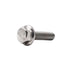 binifiMux 10pcs M8 x 30mm Serrated Flanged Hex Head Bolts, Stainless Steel 18-8 (304), Plain Finish
