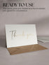 Twistionery Set 100 4x6 Thank You Cards & Envelopes of - Wedding, Baby Shower & More - Blank Cards