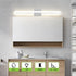 16inch 10W 5000K LED Bathroom Vanity Light Over Mirror Lighting Fixture Modern Indoor Chrome Cool White Wall Sconce