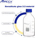 Glass Round Media Storage Bottles - 1000ml Volume, 3.3 Borosilicate Glass with GL45 Polypropylene Screw Cap