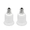 ATREFUU 2 Pack E12 to E26 Adapters, E12 Candelabra Base to E26 Medium
