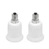 ATREFUU 2 Pack E12 to E26 Adapters, E12 Candelabra Base to E26 Medium