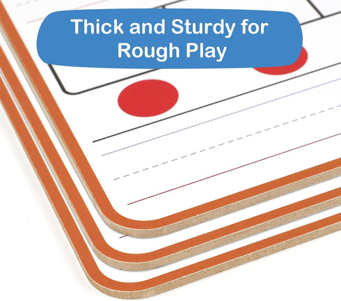 Phonemic Awareness Dry Erase Board, 9" x 12", Small Whiteboard for Speech Therapy, Phonics Games, Classroom