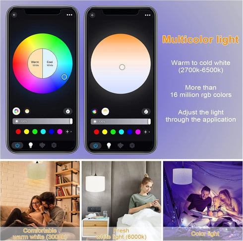 XINGZHI Bulb 15ft Plug in Hanging Lamp with RGB Smart Plug-in Cord Pendant Light with Cord Fixture Pendant Lights