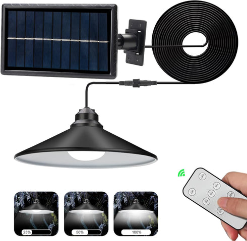 pearlstar Solar Shed Light 3 Brightness Modes & 3 Timing Modes Hanging