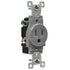 ENERLITES Single Receptacle Outlet, Tamper-Resistant, Commercial Grade, 15A 125V, UL Listed, Gray