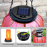 2 Pack 2.87 3.35 Inch Solar Light Replacement Top with Flickering Flame, Waterproof Solar Light Parts for Hot Air