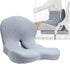 NOENNULL Lower Back Support Pillow for Office Chair, Car Seat Cushion with Detachable Memory Foam Lumbar Pad