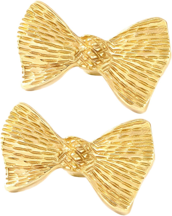 Generic Unique Drawer Pulls Brass Dressers Knob Cupboard Handle Modern Furniture Handle Bowknot