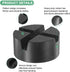 1-Pack 4 Inch Pinch M METERXITY Floor Jack Rubber Pad, Dia Universal Rail Weld Stand Jack Round Pad Adapter for Change