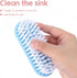 Leooomap 12-Pack 4 Scrub Brush Heavy Duty Multi-Purpose Cleaning Brushes with Stiff Bristles, Colors (Purple Pink Blue