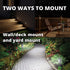 50 5000K Set 2 Good Earth Lighting Battery Operated LED Landscape Path or Deck Lights in Bronze, Motion Sensor