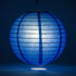 (20-Inch, Luna Bazaar Paper Lantern Parallel Style Ribbed, Blue) - Rice Paper Chinese/Japanese Hanging Decoration