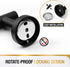 HITSLAM Matte Black 19.8 Inch Towel Bar for Bathroom, Wall Mounted Stainless Steel Rack