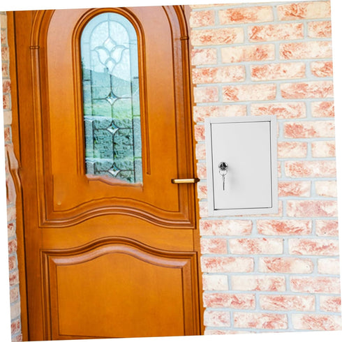 Mailbox Package Ciieeo Wall Mounted Lock Milk Bottlee Box Outdoor Box for Porch