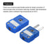 MECCANIXITY Mini T Type Thermocouple Wire Connectors, Male Female Plug Adapter, High Temperature 220°C