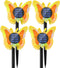 Solar Butterfly Lights Outdoor-Color-Changing 3D Glow-2-in-1 Wall & Ground-Butterfly Lights for Outside-Waterproof