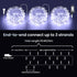 75 200 8 Christmas Lights Cool White, Ft LED Christmas String Lights Connectable, Modes, Timer, Waterproof Fairy