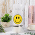 1000 Count 1 Packaging 11 6.3 Inch Whaline Thank You Handle Drink Bags Cup Smile Face Plastic Poly Bag Carriers