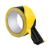 Black & Yellow Hazard Safety Warning Stripe Tape, 2inch x 108Ft High Visibility Barricade Adhesive Tape