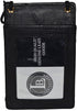 Mw561rbk Black Leather ID and Business Card Holder Neck Band