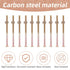 DOPENSPI 20PCS M6 100mm X Bunk Bed Bolts, Crib Screws Replacement Hex Drive Socket Furniture Barrel Screws Barrel Bolt