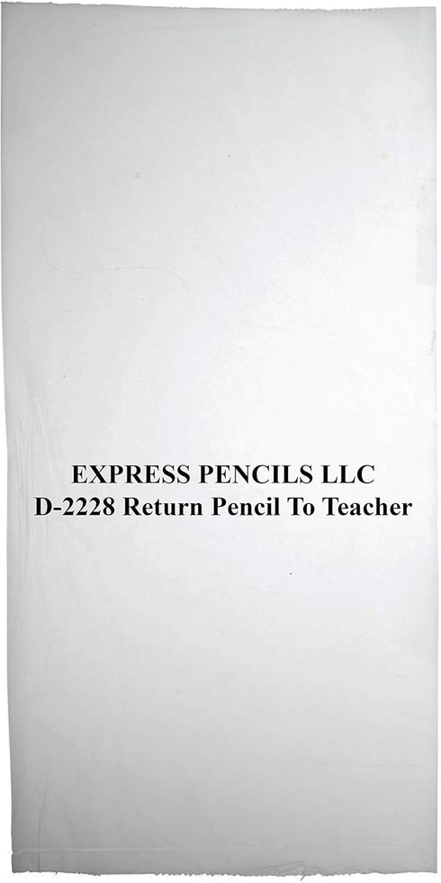 Express Pencils D2228, Return Pencil To Teacher, 36 Qty Package of Teacher Pencils