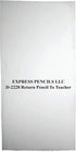 Express Pencils D2228, Return Pencil To Teacher, 36 Qty Package of Teacher Pencils