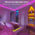 ZOZOO 100ft Bedroom(2 50ft), 44-Key Led Lights for Rolls of Smart RGB Led Strip Lights with Remote & APP Control Music