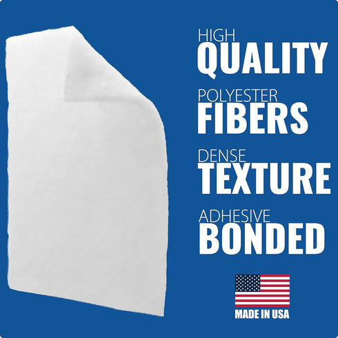 10 Pack of White Non Scratch Non-Woven Pads for Cleaning/Polishing and Multi Purpose Use in Your Home Workshop or Garage