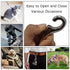 Bolt Snaps Double Ended Hook Set, 6 Zinc Alloy Trigger Metal Clips for Key Chain, Dog Leash, Pet Sling