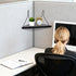 APUDWN 11.8 Inch Planter(Black2 Fabric Wall Cubicle Corner Shelf with Hooks Wooden Triangular Cubicle Corner Shelf