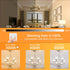 G9 Light Bulb LED 3000K Warm White Dimmable 60W 80W Halogen Equivalent 8W LED Chandelier Lights Bulb Ceiling Pendant