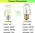 LED Microwave Light Bulb Over Stove Appliance 8206232A 40W Incandescent Equivalent, E17 LED Bulb Dimmable for Refrigerator, Range Hood, 3W 380LM Warm White 3000K, T7 Intermediate Base, Pack of 2 by TAIYALOO