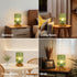 7500mAh Dimmable Bulb LightRound Cordless Table Lamp for Bedroom, Rechargeable Battery Operated Lamp, Modern Touch