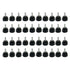 Ulifebet 40Pcs M4 10 mm x Threaded Knurled Thumbscrew, Monitor Screws Vesa Mount Screws Carbon Steel Clamping Knobs