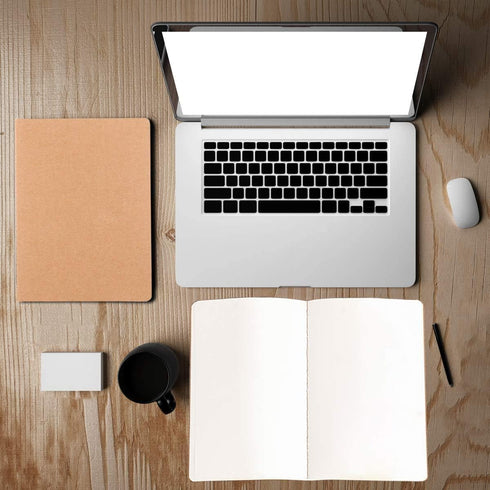 Large Blank Notebook Journals Bulk - Thick Plain Paper, 60 Pages, 8.5x11 inch, 12 Pack for Students, Office